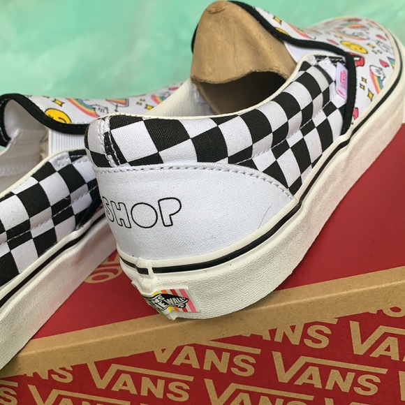 VANS CLASSIC SLIP ON FLOUR SHOP Iconschckrbrd men’ - Picture 11 of 16